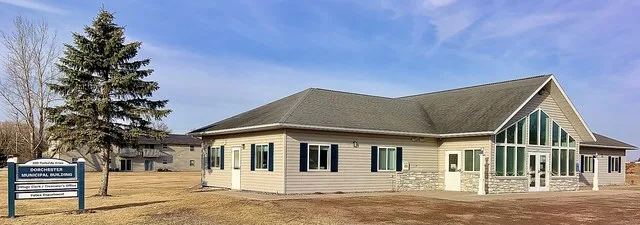 Dorchester Village Hall in Clark County, Wisconsin