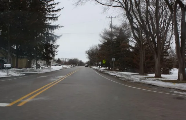 Looking west at downtown w:Dousman, Wisconsin on County Z. This file was uploaded with Commonist .