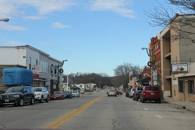 Downtown Lodi, Wisconsin on Wisconsin Highway 113