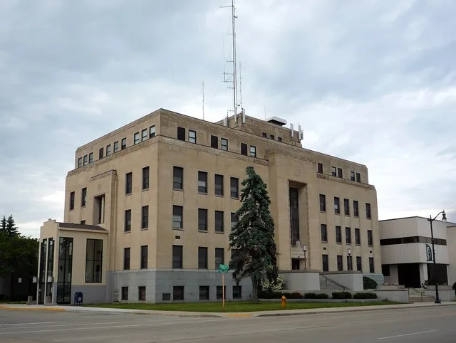Marinette County Courthouse, Marinette, Wisconsin , USA.