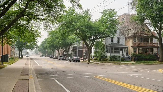 Intersection of West Dayton Street and Marion Street