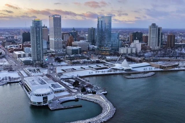 Milwaukee Skyline with New NW Mutual Building 2025 by Isaac Rowlett