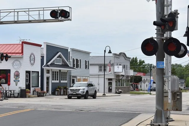 Center Avenue in Oostburg, Wisconsin. July 2026