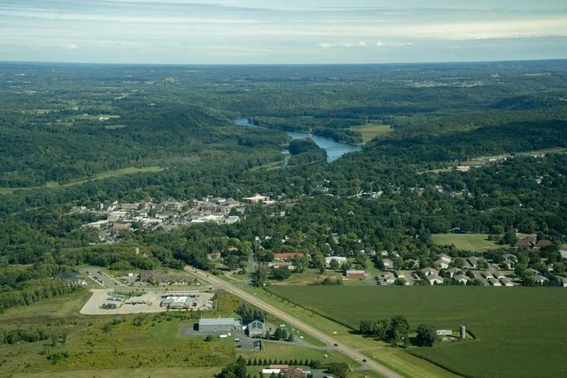 Aerial View of Osceola, WI