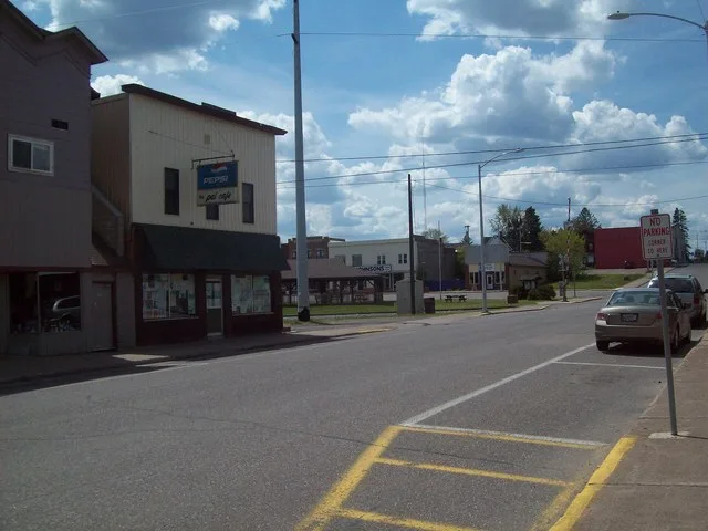 Division Street, Park Falls, WI.