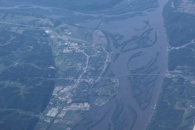 Aerial Photo of Prairie Du Chien