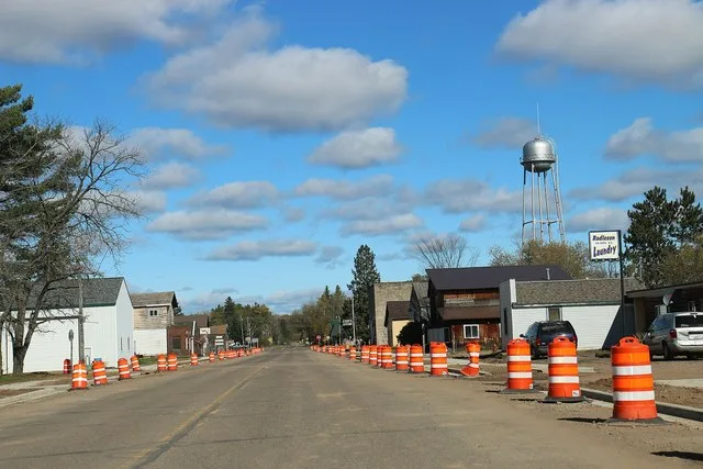 Downtown Radisson, Wisconsin on WIS40