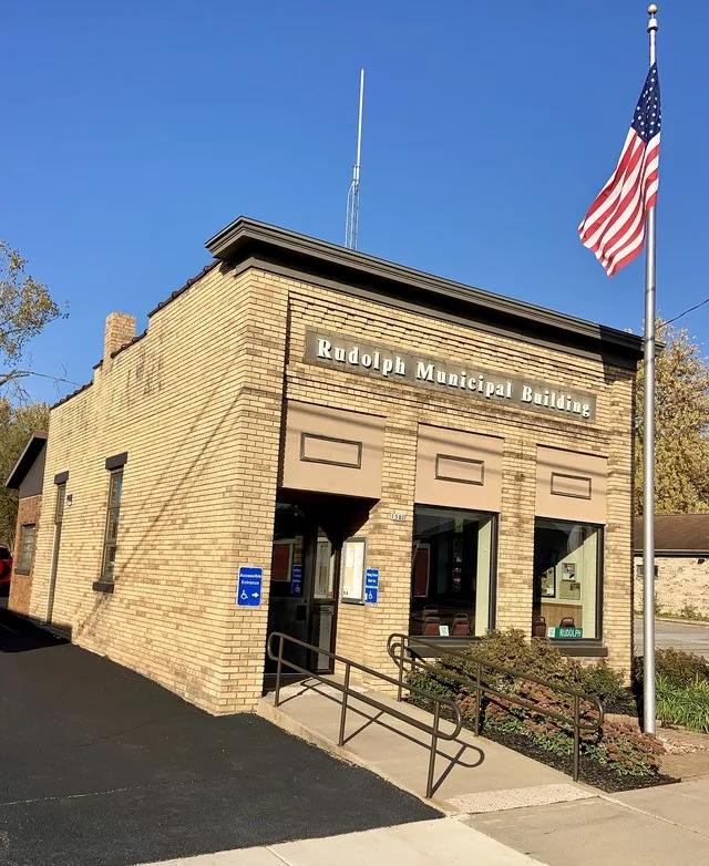 Rudolph Village Hall in Wood County, Wisconsin