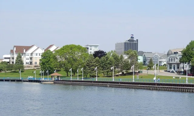 The Sheboygan Riverfront as seen in June 2025.