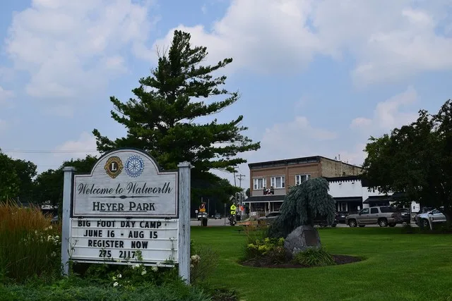 Heyer Park in Walworth, Wisconsin .