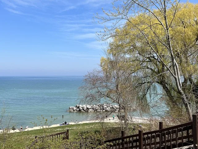 Lake Michigan, Whitefish Bay, Big Bay Park. Milwaukee, WI USA (2023)
