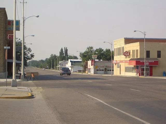 Photograph of downtown Basin - Taken by Jordan Crouse on July 22, 2007