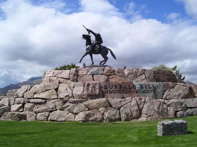This is my 2008 photo of "The Scout" sculpture by Gertrude Vanderbilt Whitney in Cody, Wyoming.