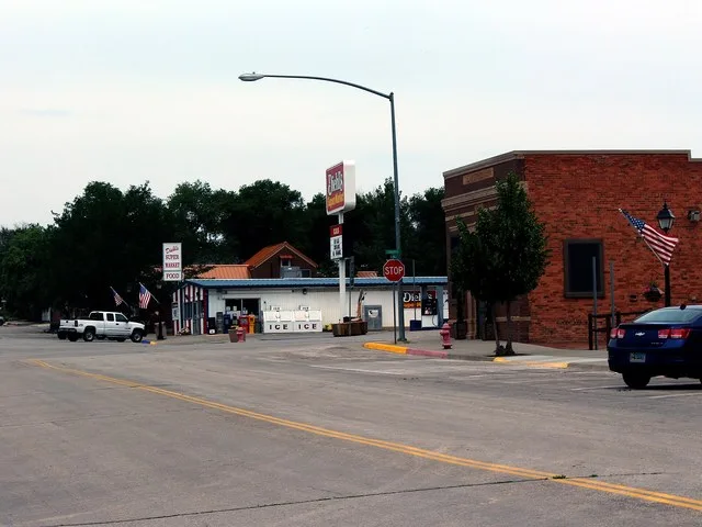 Big Horn Avenue in Moorcroft, Wyoming, USA